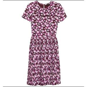 Banana Republic Floral Pleated Mini Dress